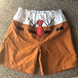 spongebob pants swim trunks